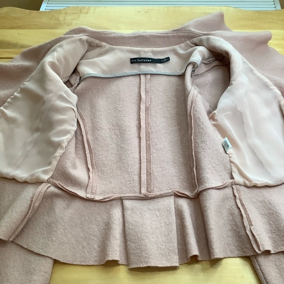 IRIS SETLAKWE Blush Wool Hourglass Blazer Size 6 - Picture 11 of 16